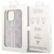 Guess GUHMP13LP4RPSP iPhone 13 Pro/13 6.1" hátlap, tok 4G Printed Stripes MagSafe, rózsaszín