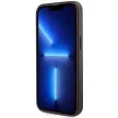 Guess GUHMP13LP4RPSW iPhone 13 Pro/13 6.1" hátlap, tok 4G Printed Stripes MagSafe, barna