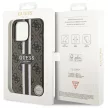 Guess GUHMP13LP4RPSW iPhone 13 Pro/13 6.1" hátlap, tok 4G Printed Stripes MagSafe, barna