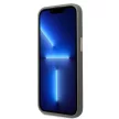 Guess GUHMP13LSAPSTG iPhone 13 Pro/13 6.1" hátlap, tok Peony Logo Plate MagSafe, szürke