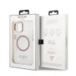 Guess GUHMP13MHTRMD iPhone 13 6.1 " hátlap, tok Metal Outline Magsafe, arany