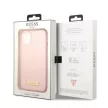 Guess GUHMP13SSBPLP Silicone Logo Plate MagSafe iPhone 13 mini 5.4", hátlap, tok, rózsaszín