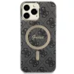Guess GUHMP13XH4STK iPhone 13 Pro Max 6.7" hátlap, tok 4G MagSafe, fekete