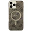 Guess GUHMP13XH4STW iPhone 13 Pro Max 6.7" hátlap, tok 4G MagSafe, barna