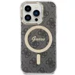 Guess 4G MagSafe hátlap, tok iPhone 14 Pro, fekete