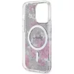 Guess GUHMP14LHCFWSA iPhone 14 Pro 6.1" hátlap, tok Flower MagSafe, zöld