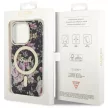 Guess GUHMP14LHCFWSK iPhone 14 Pro 6.1" hátlap, tok Flower MagSafe, fekete