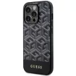 Guess GUHMP14LHGCFSEK iPhone 14 Pro 6.1" hátlap, tok GCube Stripes MagSafe, fekete