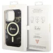 Guess GUHMP14LHTMRSK iPhone 14 Pro 6.1" hátlap, tok Golden Marble MagSafe, fekete