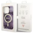 Guess GUHMP14LHTMRSU iPhone 14 Pro 6.1" hátlap, tok Golden Marble MagSafe, lila