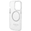 Guess GUHMP14LHTRMS iPhone 14 Pro 6.1" hátlap, tok Metal Outline Magsafe, ezüst