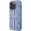 Guess GUHMP14LP4RPSB iPhone 14 Pro 6.1" hátlap, tok 4G Printed Stripes MagSafe, kék