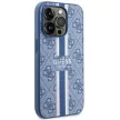 Guess GUHMP14LP4RPSB iPhone 14 Pro 6.1" hátlap, tok 4G Printed Stripes MagSafe, kék