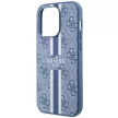 Guess GUHMP14LP4RPSB iPhone 14 Pro 6.1" hátlap, tok 4G Printed Stripes MagSafe, kék