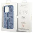 Guess GUHMP14LP4RPSB iPhone 14 Pro 6.1" hátlap, tok 4G Printed Stripes MagSafe, kék