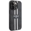 Guess GUHMP14LP4RPSK iPhone 14 Pro 6.1" hátlap, tok 4G Printed Stripes MagSafe, fekete