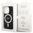 Guess GUHMP14LPCUMAK iPhone 14 Pro 6.1" hátlap, tok Marble MagSafe, fekete