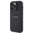 Guess GUHMP14LPSAHMCK hátlap, tok iPhone 14 Pro Saffiano MagSafe, fekete