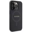 Guess GUHMP14LPSAHMCK hátlap, tok iPhone 14 Pro Saffiano MagSafe, fekete
