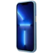 Guess GUHMP14LU4GPRB iPhone 14 Pro 6.1" hátlap, tok 4G Logo Plate MagSafe, kék