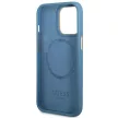 Guess GUHMP14LU4GPRB iPhone 14 Pro 6.1" hátlap, tok 4G Logo Plate MagSafe, kék