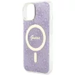Guess GUHMP14MH4STU iPhone 14 Plus 6.7" hátlap, tok 4G MagSafe, lila