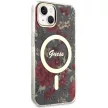 Guess GUHMP14MHCFWWSA Flower MagSafe iPhone 14 Plus/15 Plus 6.7" tok, szürke