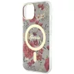 Guess GUHMP14MHCFWWSA Flower MagSafe iPhone 14 Plus/15 Plus 6.7" tok, szürke