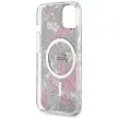 Guess GUHMP14MHCFWWSA Flower MagSafe iPhone 14 Plus/15 Plus 6.7" tok, szürke