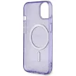 Guess GUHMP14MHCMCGU iPhone 14 Plus 6.7" hátlap, tok Glitter Gold MagSafe, lila