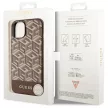 Guess GUHMP14MHGCFSEW iPhone 14 Plus 6.7" hátlap, tok GCube Stripes MagSafe, barna
