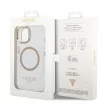Guess GUHMP14MHTRMD iPhone 14 Plus 6.7 " hátlap, tok Metal Outline Magsafe, arany