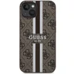 Guess GUHMP14MP4RPSW iPhone 14 Plus 6.7" hátlap, tok 4G Printed Stripes MagSafe, barna
