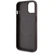 Guess GUHMP14MP4RPSW iPhone 14 Plus 6.7" hátlap, tok 4G Printed Stripes MagSafe, barna
