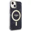 Guess GUHMP14MPCUMAK iPhone 14 Plus 6.7" hátlap, tok Marble MagSafe, fekete