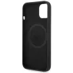 Guess GUHMP14MSBPLK iPhone 14 Plus 6.7" hátlap, tok Silicone Logo Plate MagSafe, fekete