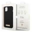 Guess GUHMP14MSBPLK iPhone 14 Plus 6.7" hátlap, tok Silicone Logo Plate MagSafe, fekete