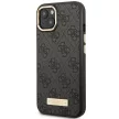 Guess GUHMP14MU4GPRK iPhone 14 Plus 6.7 " hátlap, tok 4G Logo Plate MagSafe, fekete
