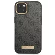 Guess GUHMP14MU4GPRK iPhone 14 Plus 6.7 " hátlap, tok 4G Logo Plate MagSafe, fekete