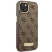Guess GUHMP14MU4GPRW iPhone 14 Plus 6.7 "a hátlap, tok 4G Logo Plate MagSafe, barna