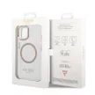 Guess iPhone 14 Metal Outline Magsafe (GUHMP14SHTRMD) hátlap, tok, arany