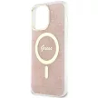 Guess GUHMP14XH4STP iPhone 14 Pro Max 6.7", hátlap, tok, rózsaszín 4G MagSafe