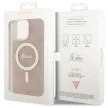 Guess GUHMP14XH4STP iPhone 14 Pro Max 6.7", hátlap, tok, rózsaszín 4G MagSafe