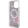 Guess GUHMP14XHCFWSA iPhone 14 Pro Max 6.7" hátlap, tok Flower MagSafe, zöld