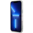 Guess GUHMP14XHCFWST iPhone 14 Pro Max 6.7" hátlap, tok Flower MagSafe, átlátszó
