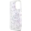 Guess GUHMP14XHCFWST iPhone 14 Pro Max 6.7" hátlap, tok Flower MagSafe, átlátszó