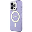 Guess GUHMP14XHCMCGU iPhone 14 Pro Max 6.7" hátlap, tok Glitter Gold MagSafe, lila