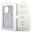 Guess GUHMP14XHCMCGU iPhone 14 Pro Max 6.7" hátlap, tok Glitter Gold MagSafe, lila