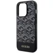Guess GUHMP14XHGCFSEK iPhone 14 Pro Max 6.7" hátlap, tok GCube Stripes MagSafe, fekete