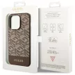 Guess GUHMP14XHGCFSEW iPhone 14 Pro Max 6.7" hátlap, tok GCube Stripes MagSafe, barna